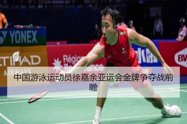 中国游泳运动员徐嘉余亚运会金牌争夺战前瞻
